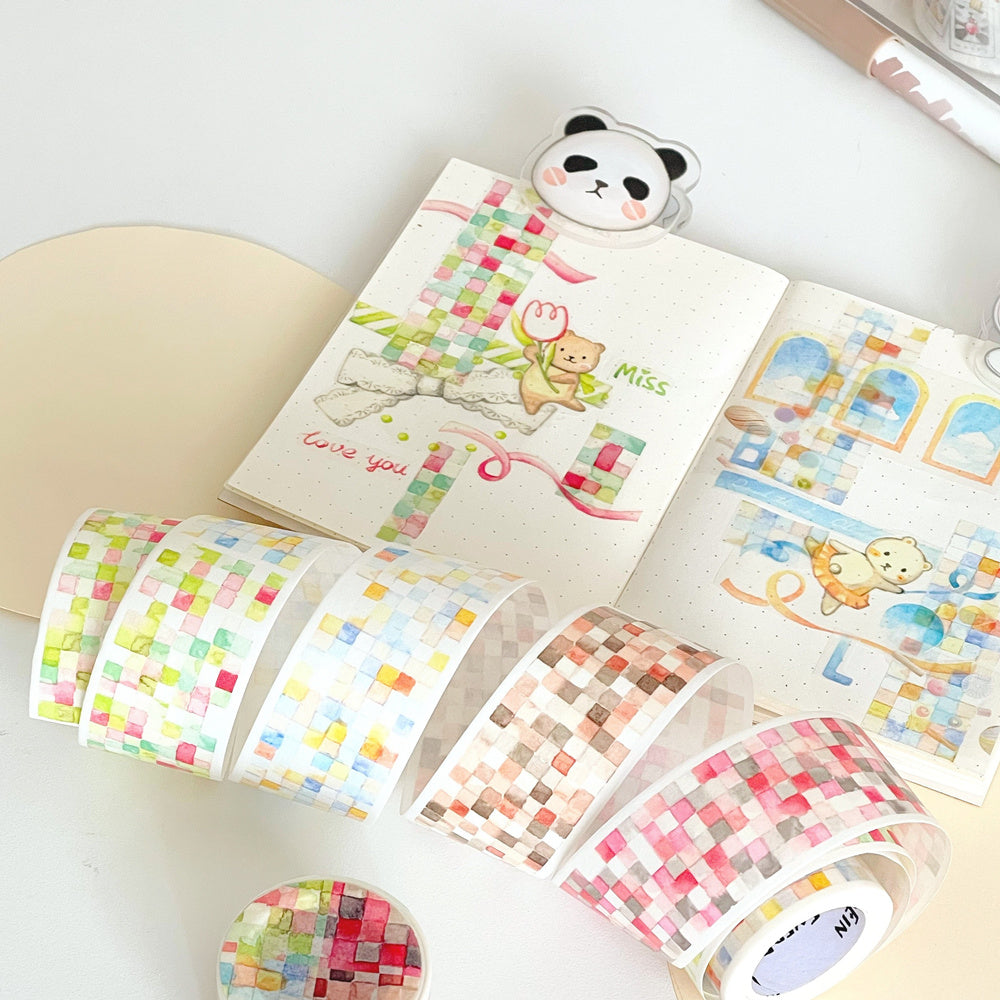 EverEin Washi Tape: Watercolor Mosaic