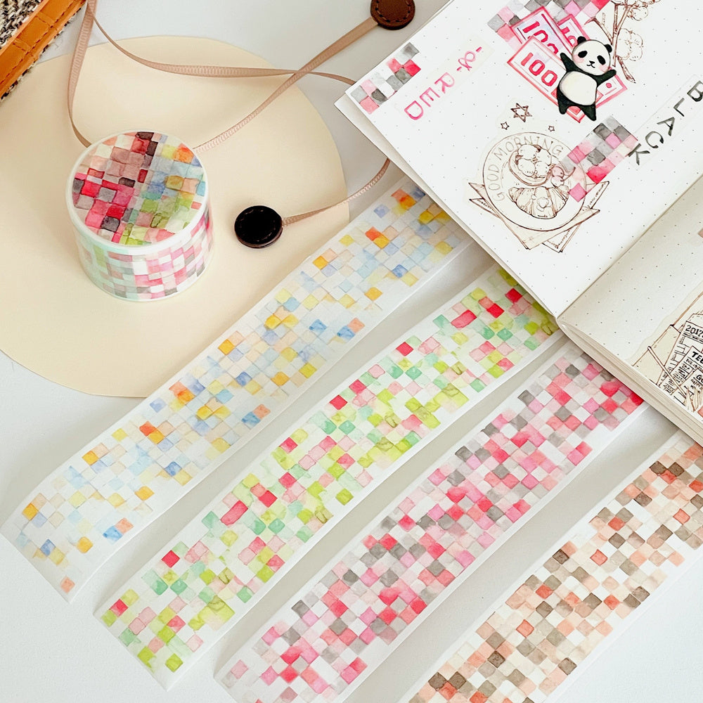 EverEin Washi Tape: Watercolor Mosaic