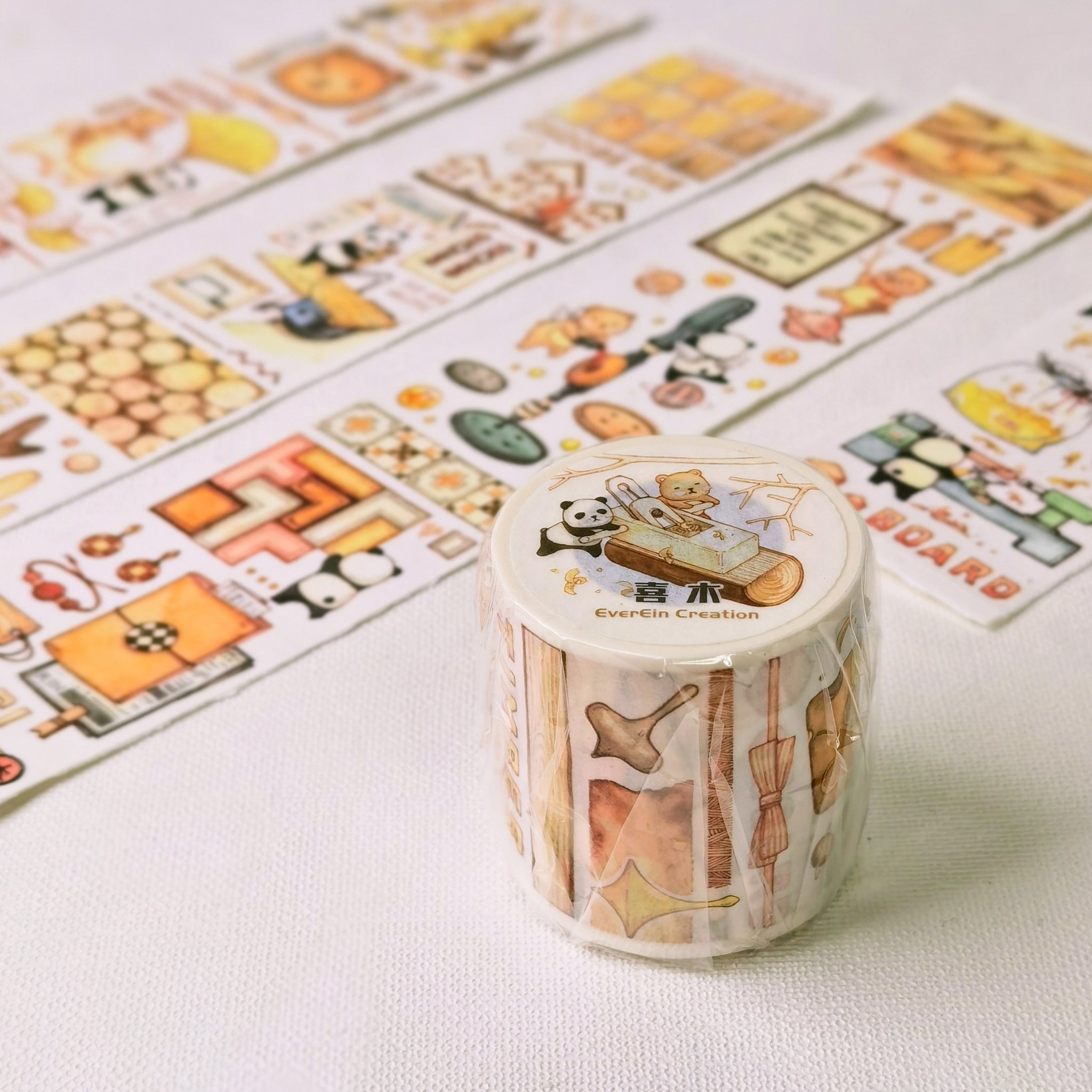 EverEin Washi Tape: Woodwork