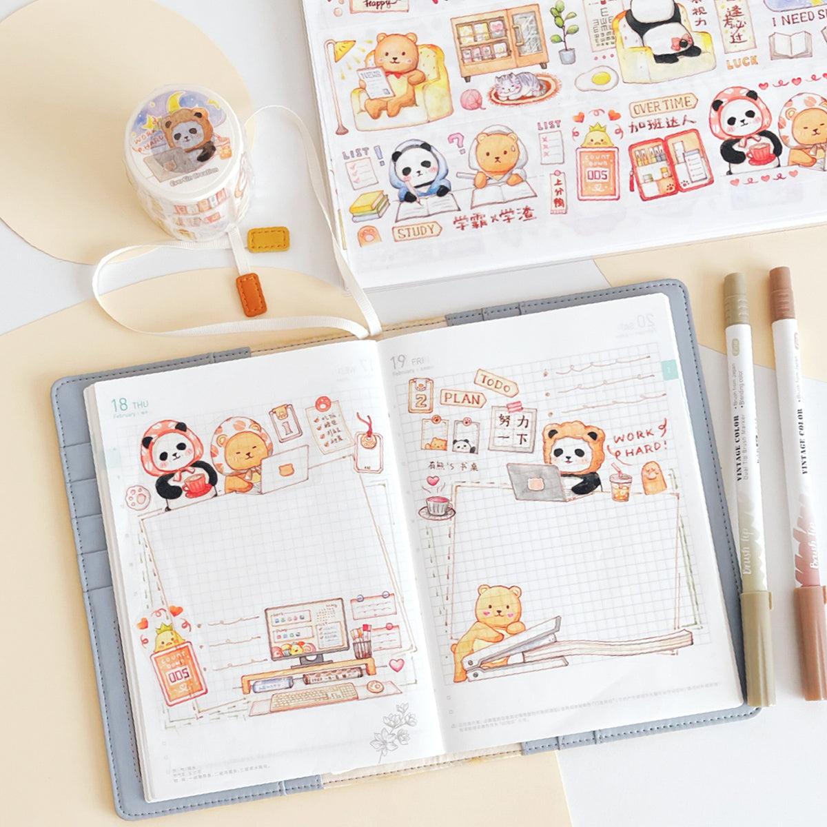 EverEin Washi Tape: Work Hard