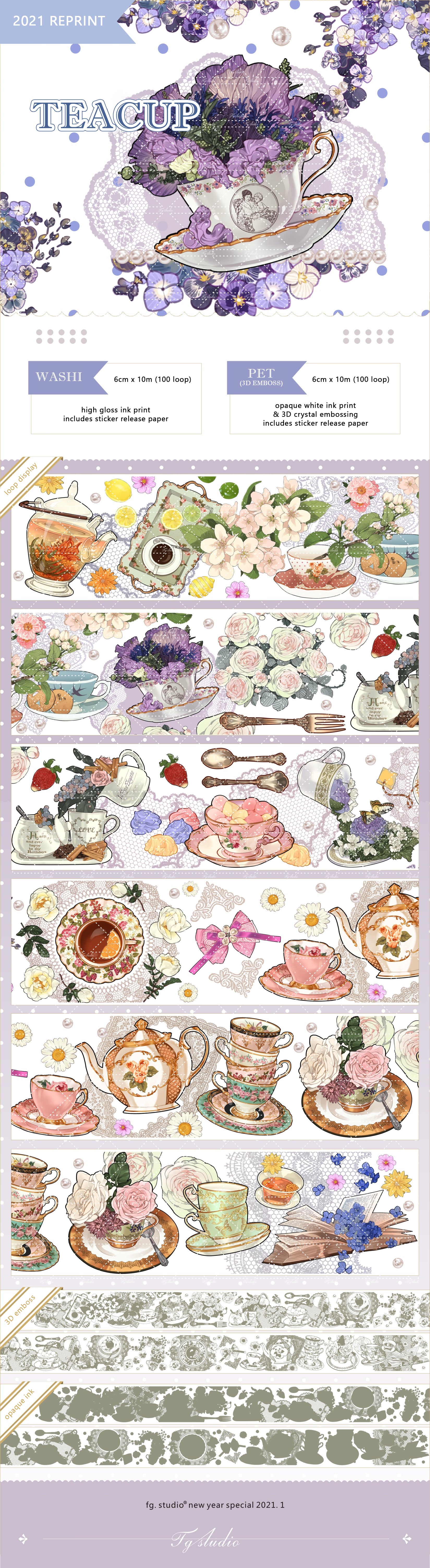 FG Studio Masking Tape: Teacup