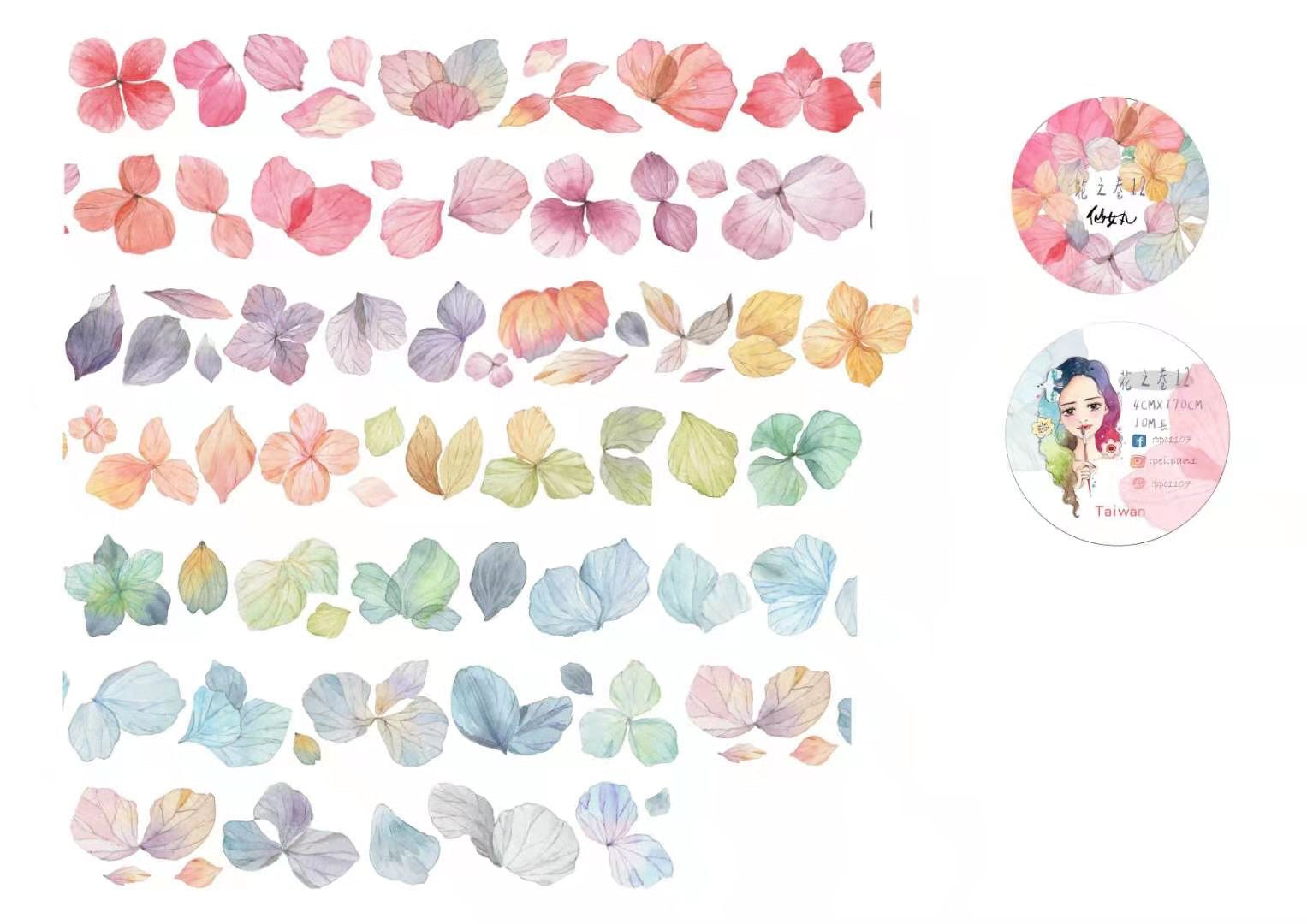 Fairy Ball Washi Tape: Flower Petals