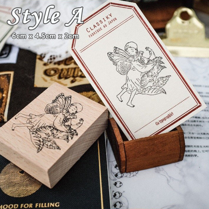 Fairy Garden Wooden Stamp