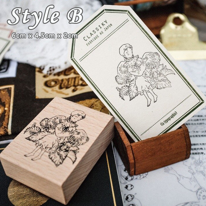 Fairy Garden Wooden Stamp