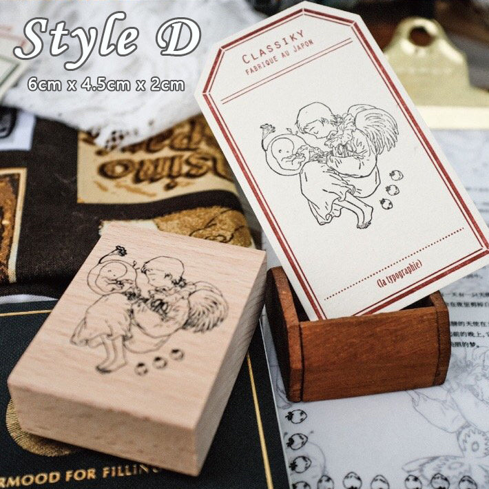 Fairy Garden Wooden Stamp