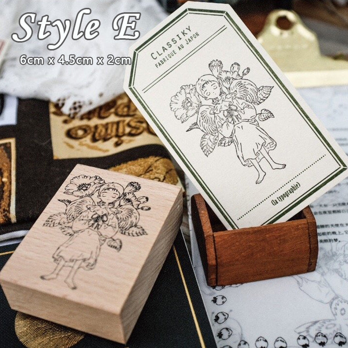 Fairy Garden Wooden Stamp
