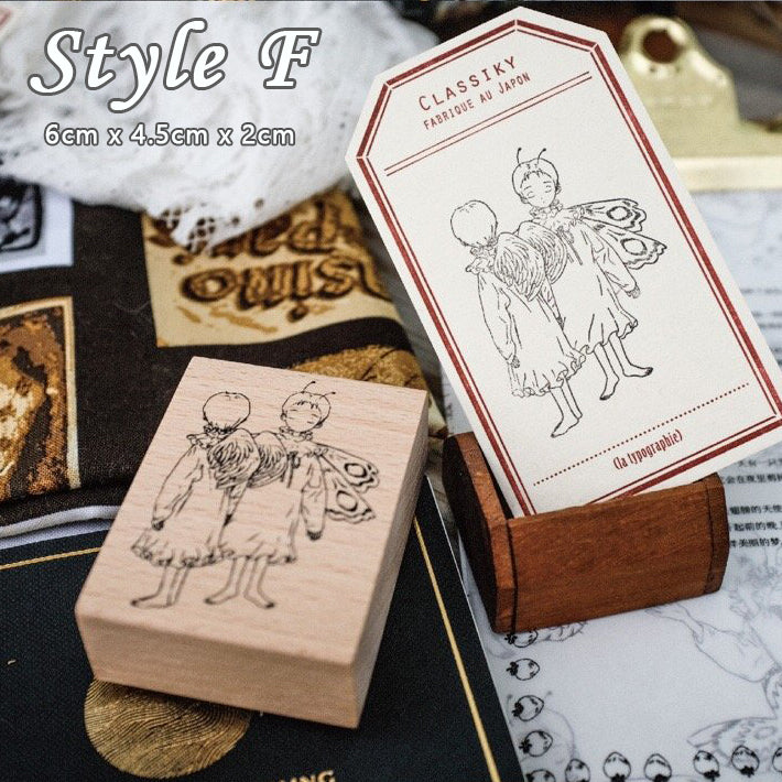 Fairy Garden Wooden Stamp