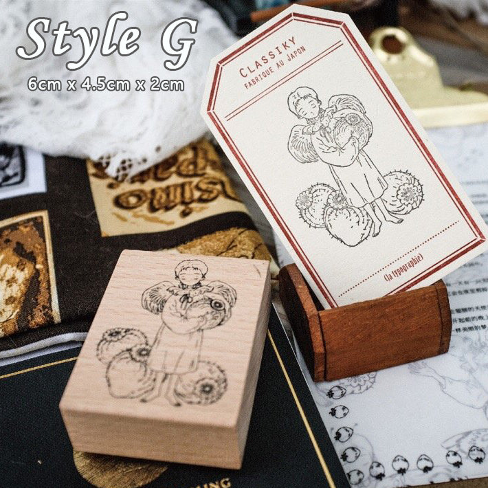 Fairy Garden Wooden Stamp