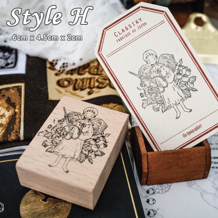 Fairy Garden Wooden Stamp