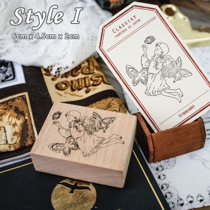 Fairy Garden Wooden Stamp