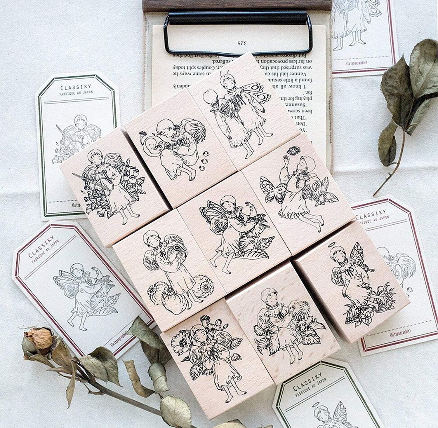 Fairy Garden Wooden Stamp