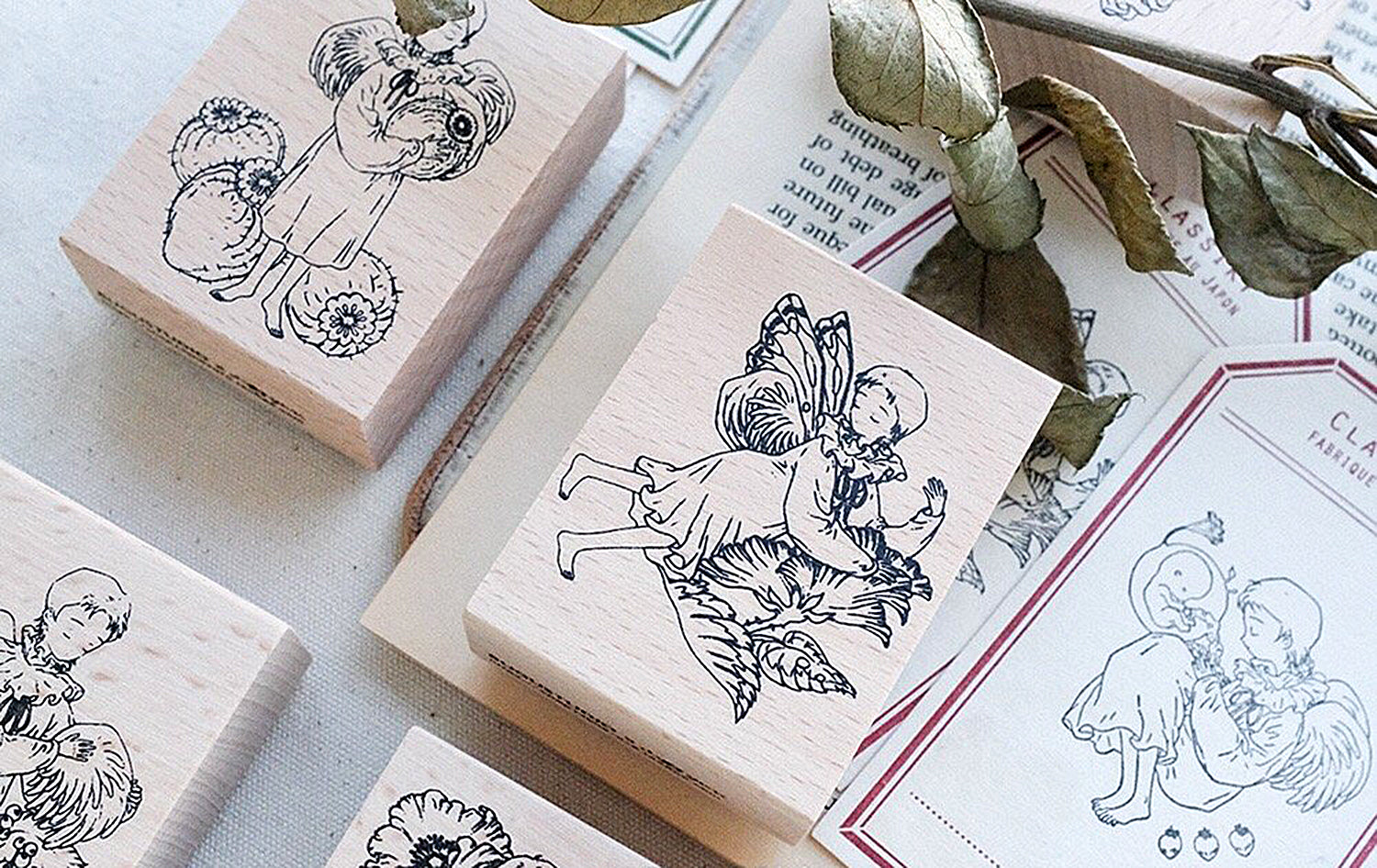 Fairy Garden Wooden Stamp