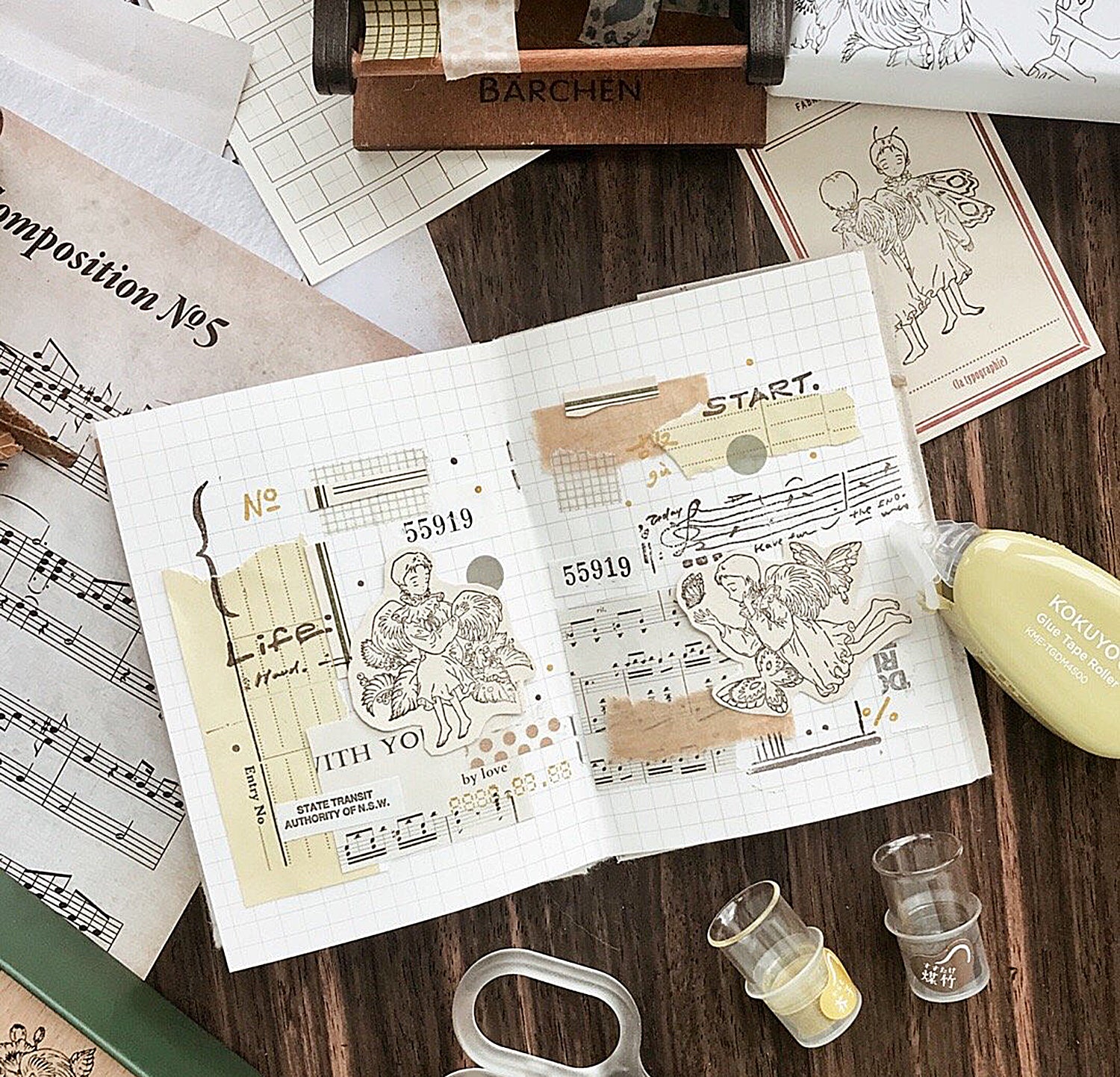 Fairy Garden Wooden Stamp