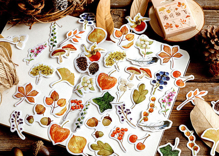 Fall Foliage Box Sticker Set