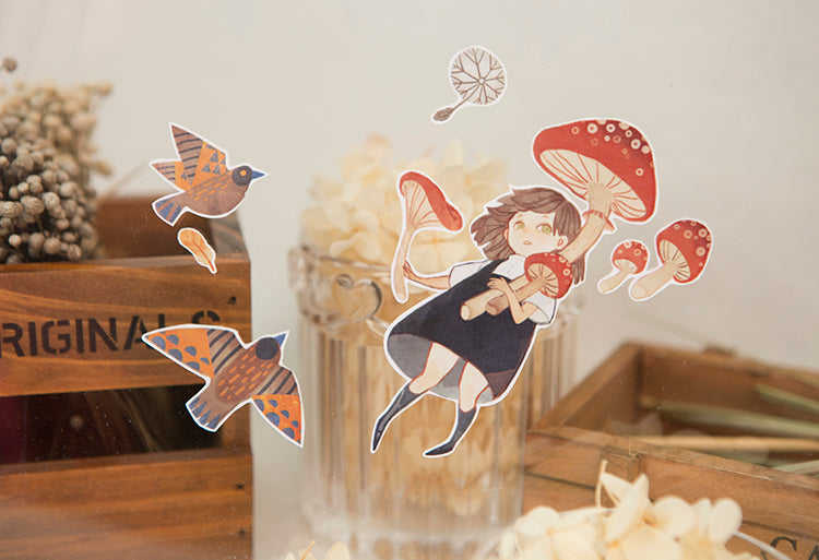 Lemontree Product: Flight and Fall Stickers Sheet