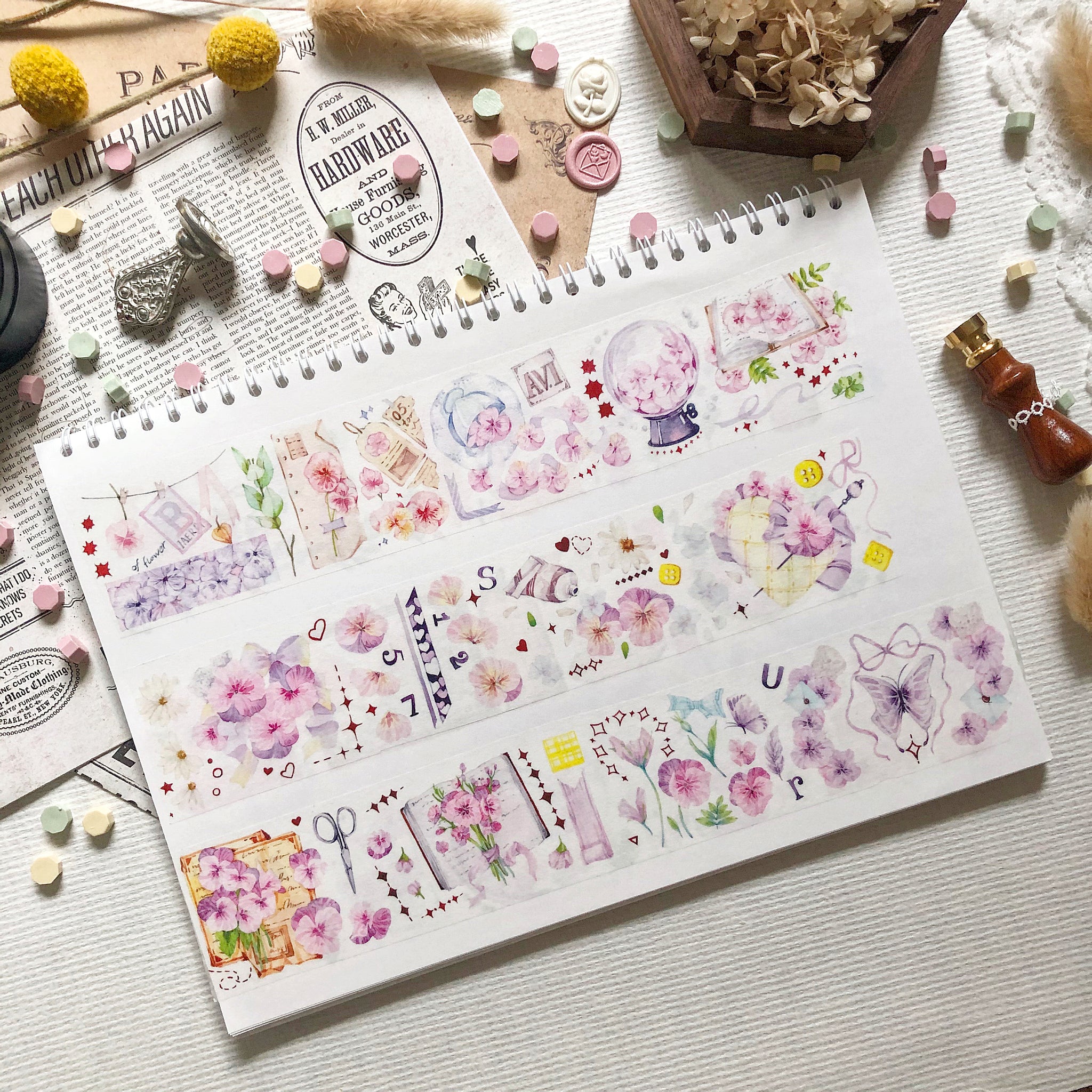 Floral Accent Masking Tape