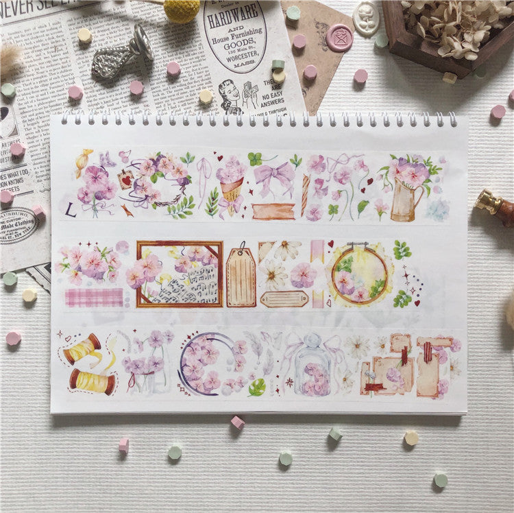 Floral Accent Masking Tape