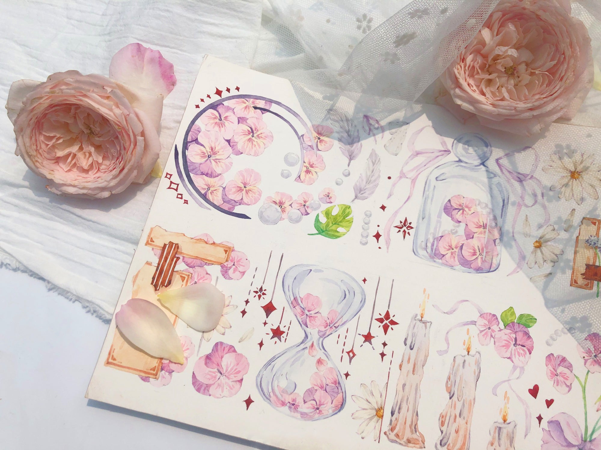 Floral Accent Masking Tape