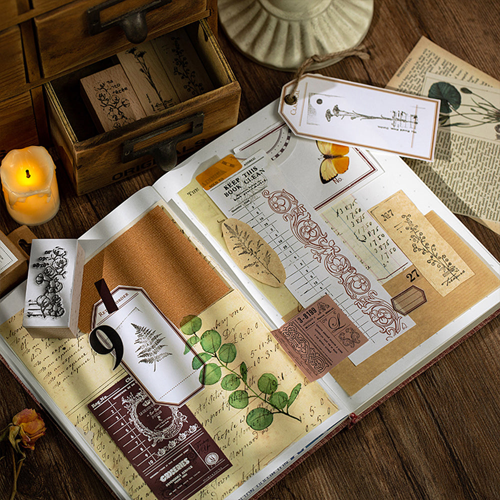 Flowers and Plants Wooden Stamps