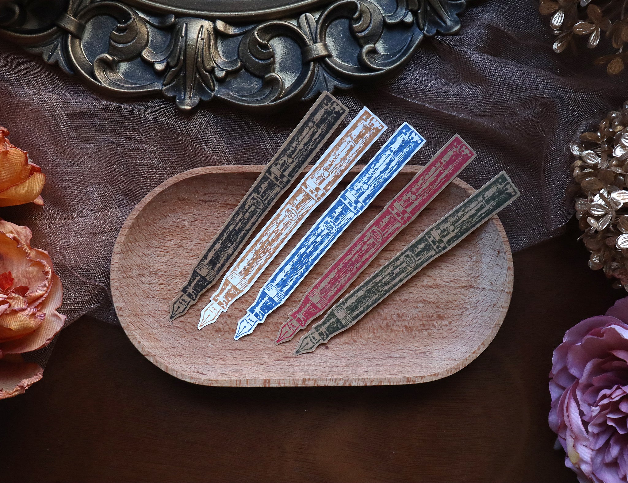 Extra Large Flowers Rubber Stamps