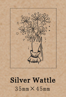 Flower Bouquet Wooden Stamps