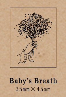 Flower Bouquet Wooden Stamps