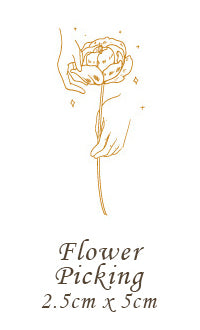 Flower Shop Series Rubber Stamps