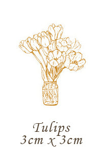 Flower Shop Series Rubber Stamps