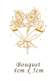 Flower Shop Series Rubber Stamps