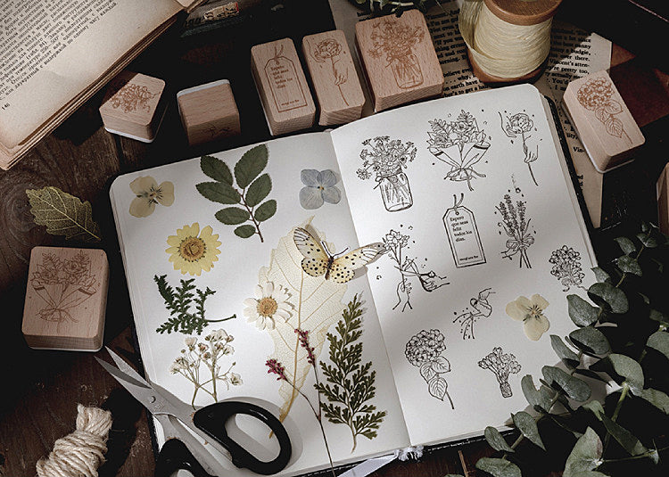 Flower Shop Series Rubber Stamps