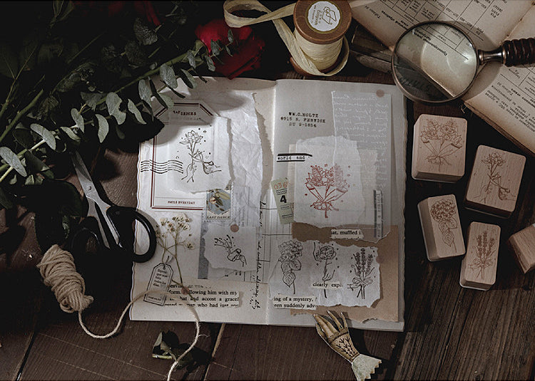 Flower Shop Series Rubber Stamps