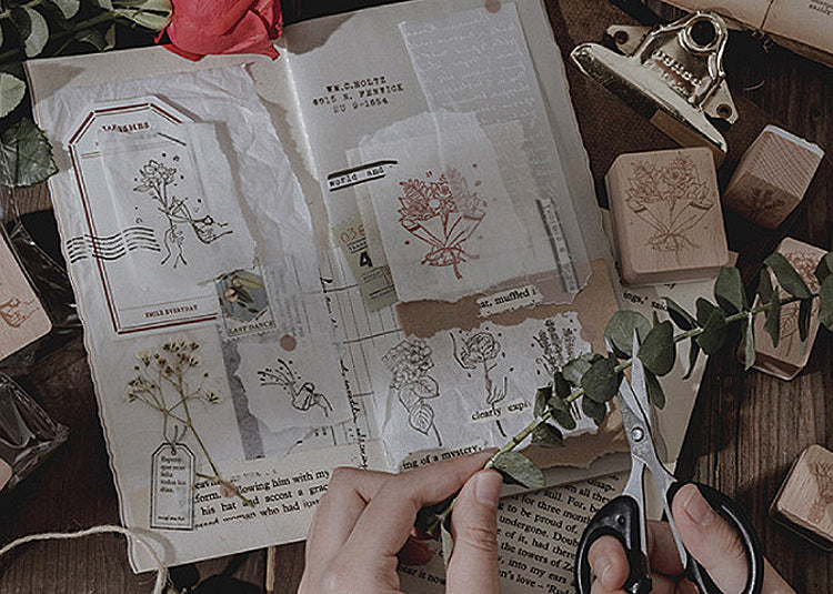 Flower Shop Series Rubber Stamps