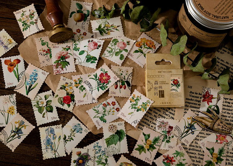 Forest Password Box Sticker Set