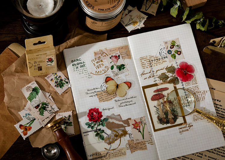 Forest Password Box Sticker Set