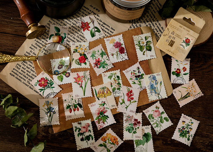 Forest Password Box Sticker Set