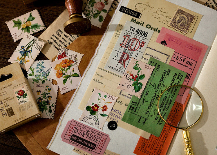 Forest Password Box Sticker Set