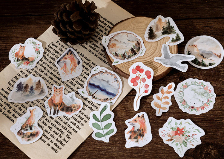 Forest Whispers Box Sticker Set