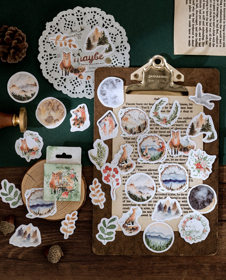 Forest Whispers Box Sticker Set