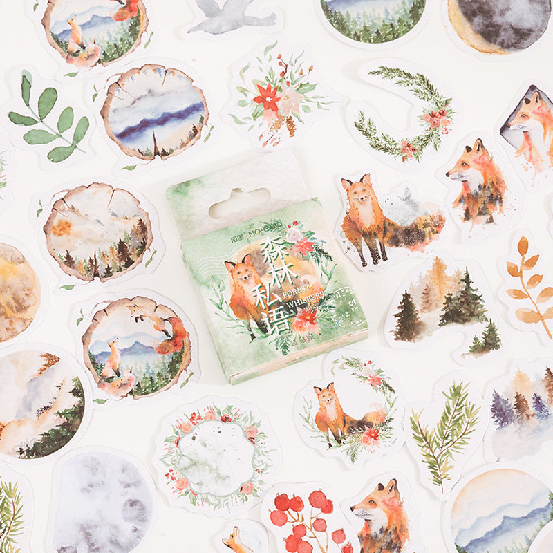 Forest Whispers Box Sticker Set