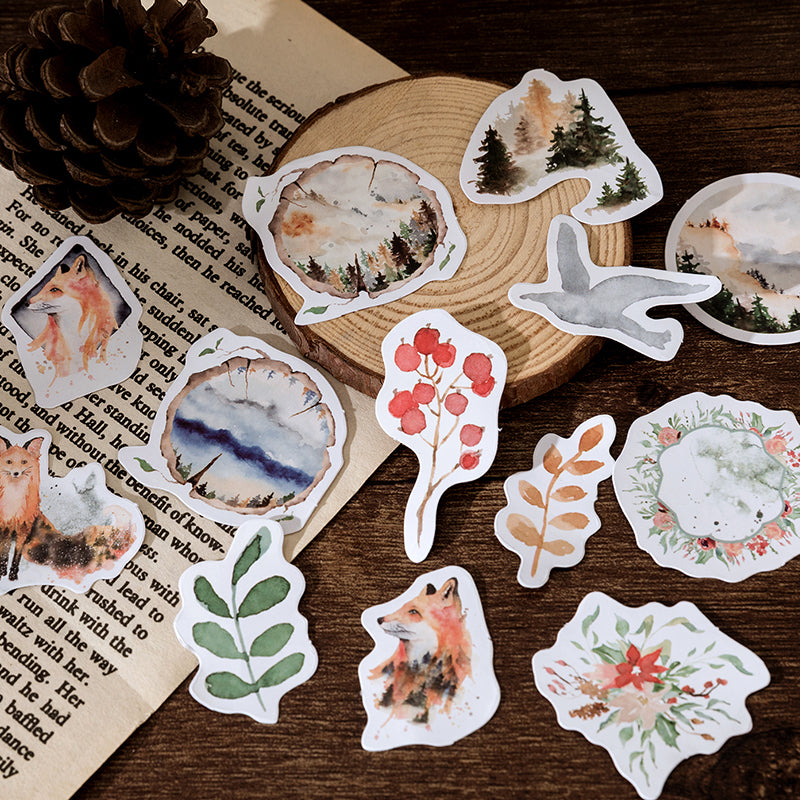 Forest Whispers Box Sticker Set