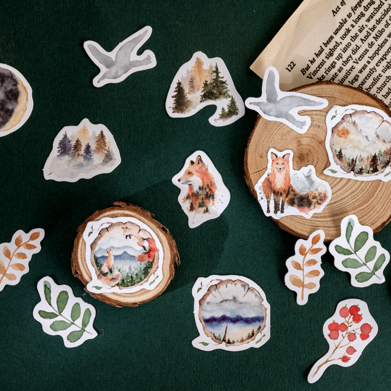 Forest Whispers Box Sticker Set