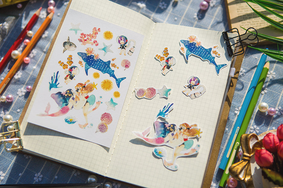 Lemontree Product: Four Corners of the World Stickers Sheet