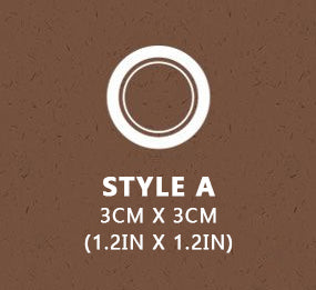 Frames and Labels Wooden Stamps