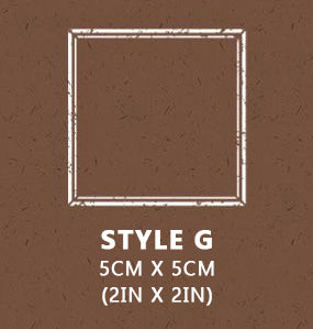 Frames and Labels Wooden Stamps