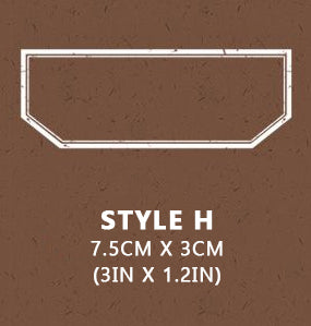 Frames and Labels Wooden Stamps