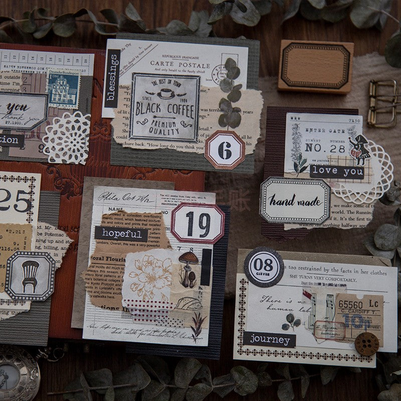 Frames and Labels Wooden Stamps