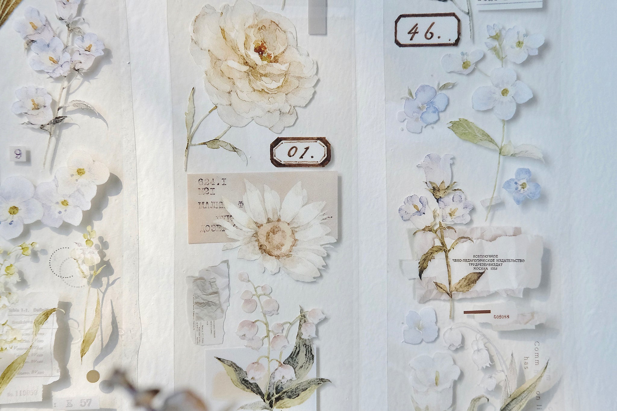 Freckles Tea Tape Sample: Bell Flowers