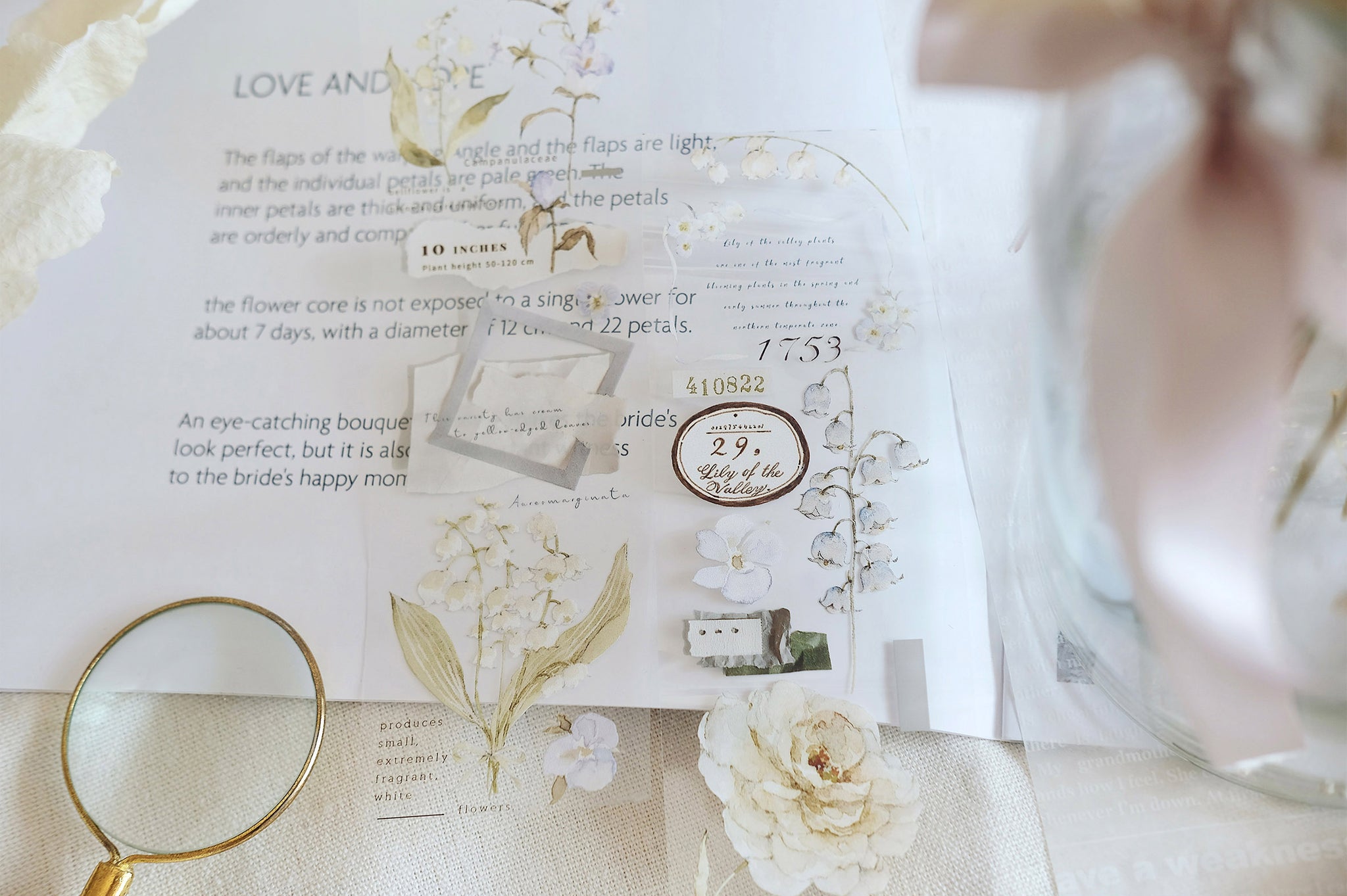 Freckles Tea Tape Sample: Bell Flowers