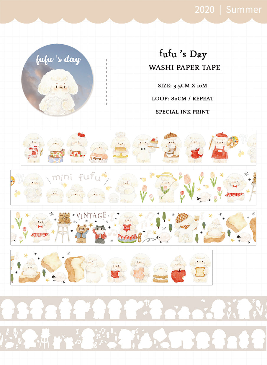 Tang Yuan Masking Tape: Fufu's Day