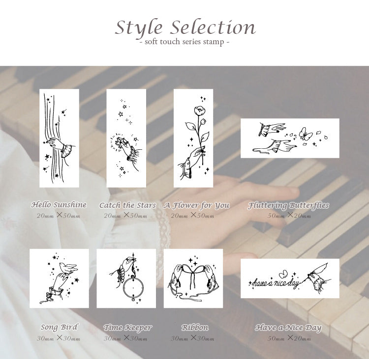 Gentle Touch Series Wooden Stamps